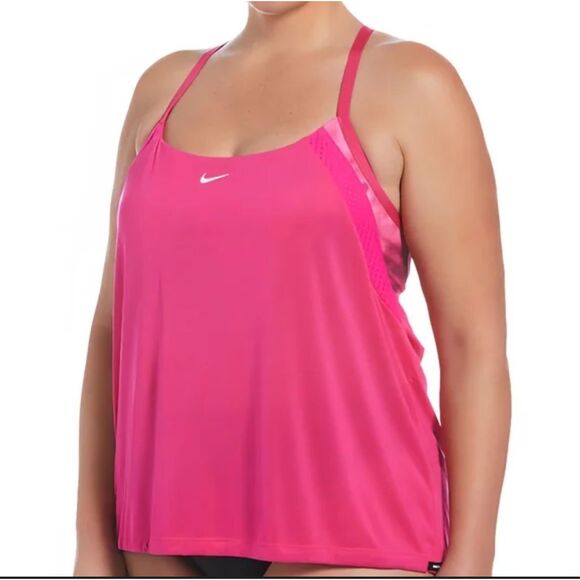 NWT- Nike Tie Dye Layered Tankini- size Small - Picture 9 of 12